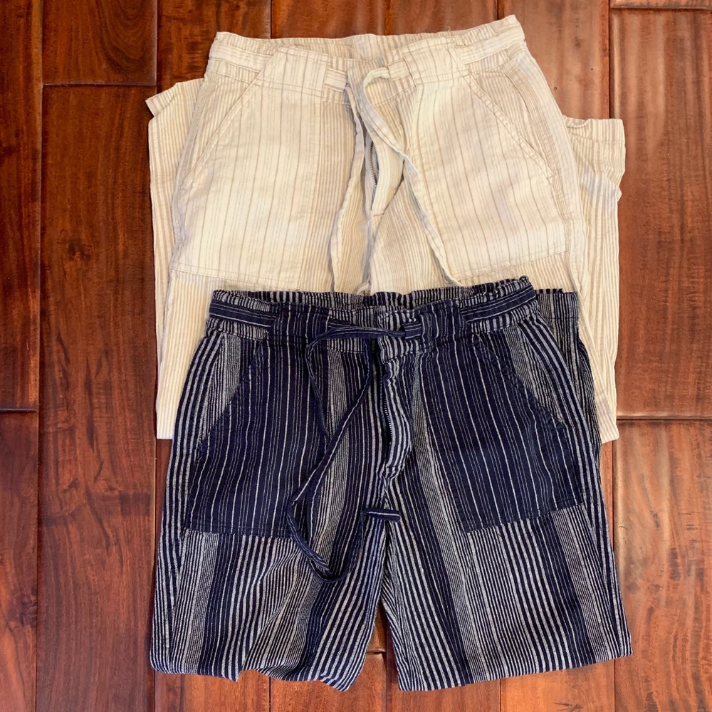 Gap linen blend capri bundle
